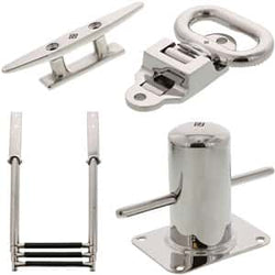 Stainless Steel Dock Fittings, Ladders & Folding Steps