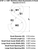 Stainless Asymmetric S-Links