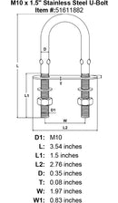 Stainless U-Bolts