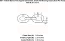 Trident Grade 40 Mooring Chain (Sold Per Foot)