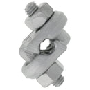 Chicago Hardware Hot Dip Galvanized Double Saddle Clips