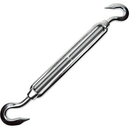 3/16" Grade 304 Stainless Hook x Hook Turnbuckle