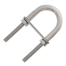 Stainless U-Bolts With Oversized Head, Metric