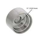 1/4" Type 316 Stainless Steel End Cap for Capping Hex Nut