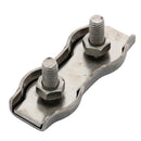 Stainless Steel Stamped Double Cable Clamp