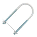 Chicago Hardware Zinc Plated Round Bend U-Bolts with Plate