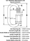 Stainless Steel Quick Link