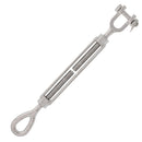 Stainless Steel Jaw x Eye Turnbuckle, U.S. Type