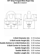 Drop Forged Wire Rope Clip