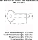 Type 316 Stainless Steel Protective Sleeve