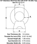 Stainless Eye Nuts