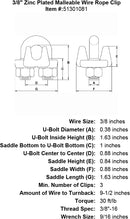 Zinc Plated Malleable Wire Rope Clip