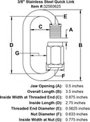 Stainless Steel Quick Link