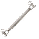 Stainless Pipe Style Jaw x Jaw Turnbuckles