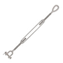 Stainless Steel Jaw x Eye Turnbuckle, U.S. Type