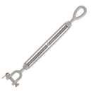 Stainless Steel Jaw x Eye Turnbuckle, U.S. Type