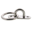 Stainless Oblong Pad Eyes With Ring
