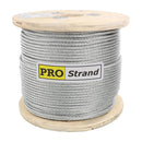 PRO Strand 7x19, Hot Dip Galvanized Cable Reel
