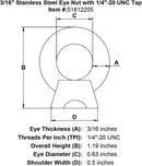Stainless Eye Nuts
