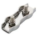 Stainless Steel Stamped Double Cable Clamp