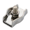 Stainless Steel Stamped Single Cable Clamp