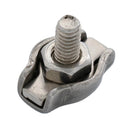 Stainless Steel Stamped Single Cable Clamp