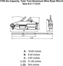 Manual Wire Rope Winches & Cables